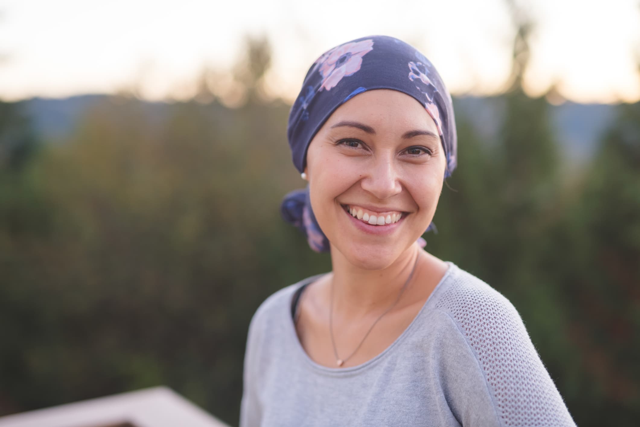 Woman in profile, gentle strength